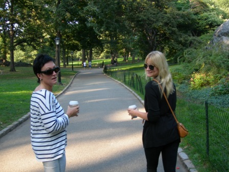 Anna-Lena & Jenny i Central Park